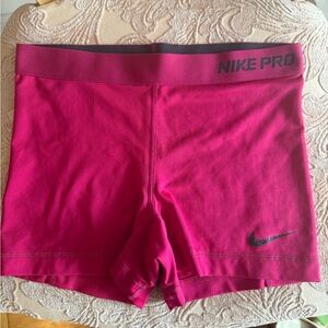 Nike Pro Pink Bike Shorts